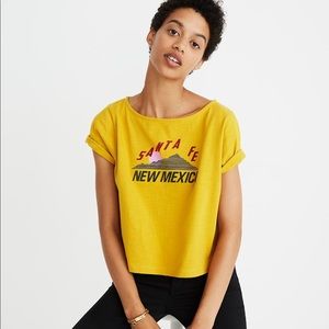 NWOT Madewell Santa Fe Cropped T-shirt